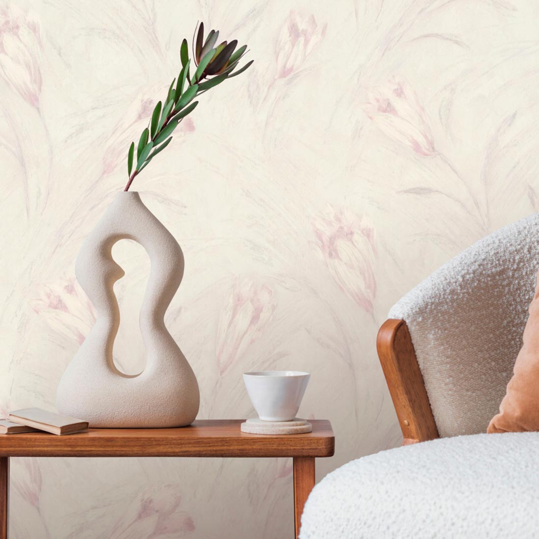 Обои 8047-00 Ornamy 1,06x10 м Cleopatra подснежник белый