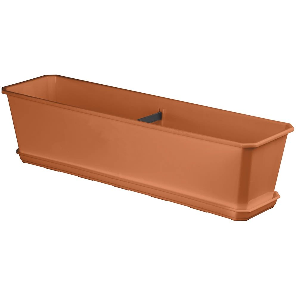 Ящик балконный без поддона терракот 60 см
