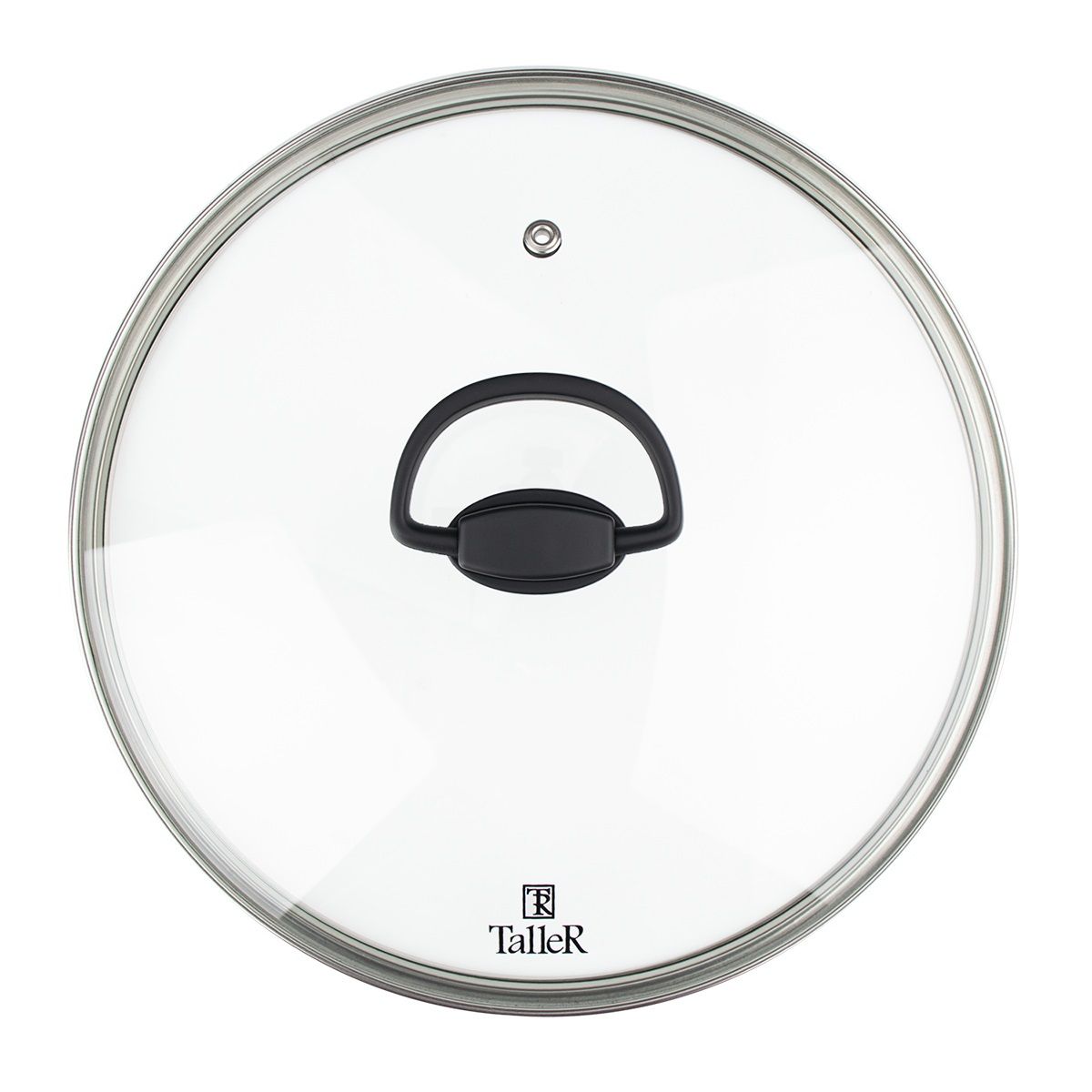 Крышка стеклянная TalleR TR-38016 28 см с металлическим ободком