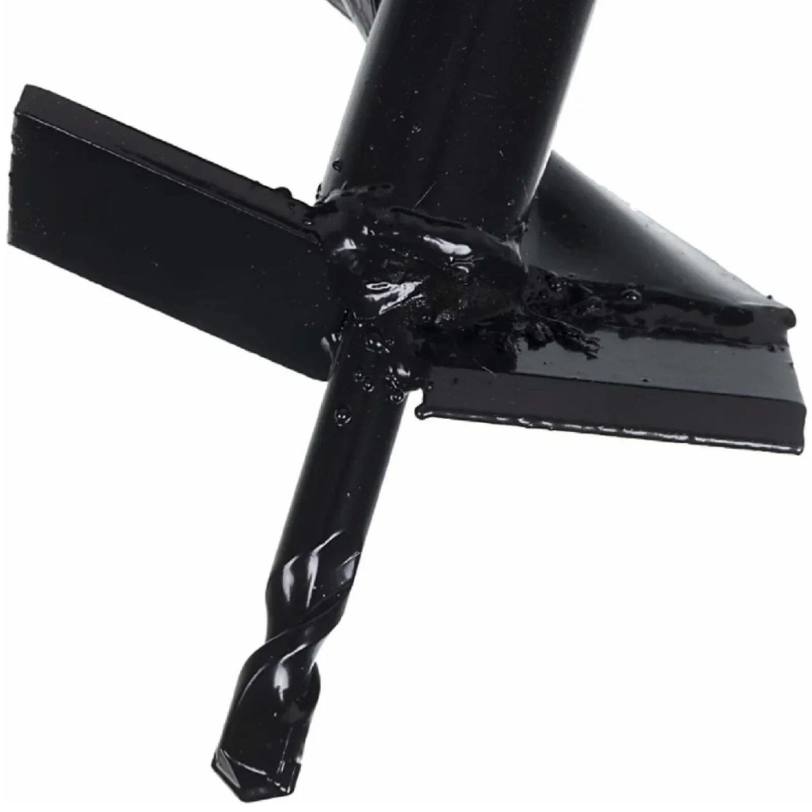 Бур для грунта 100 мм Huter AG-100 черный