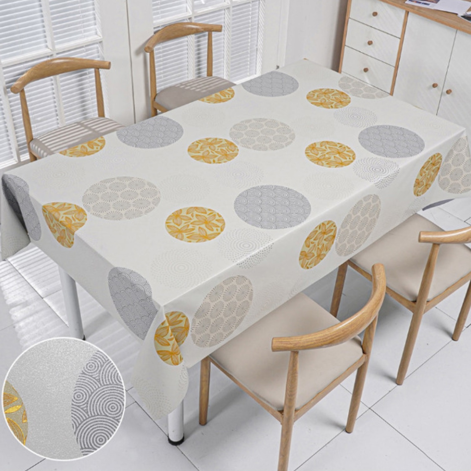 Клеенка ПВХ на тканевой основе Dekorelle Palmira 018 1,4 м