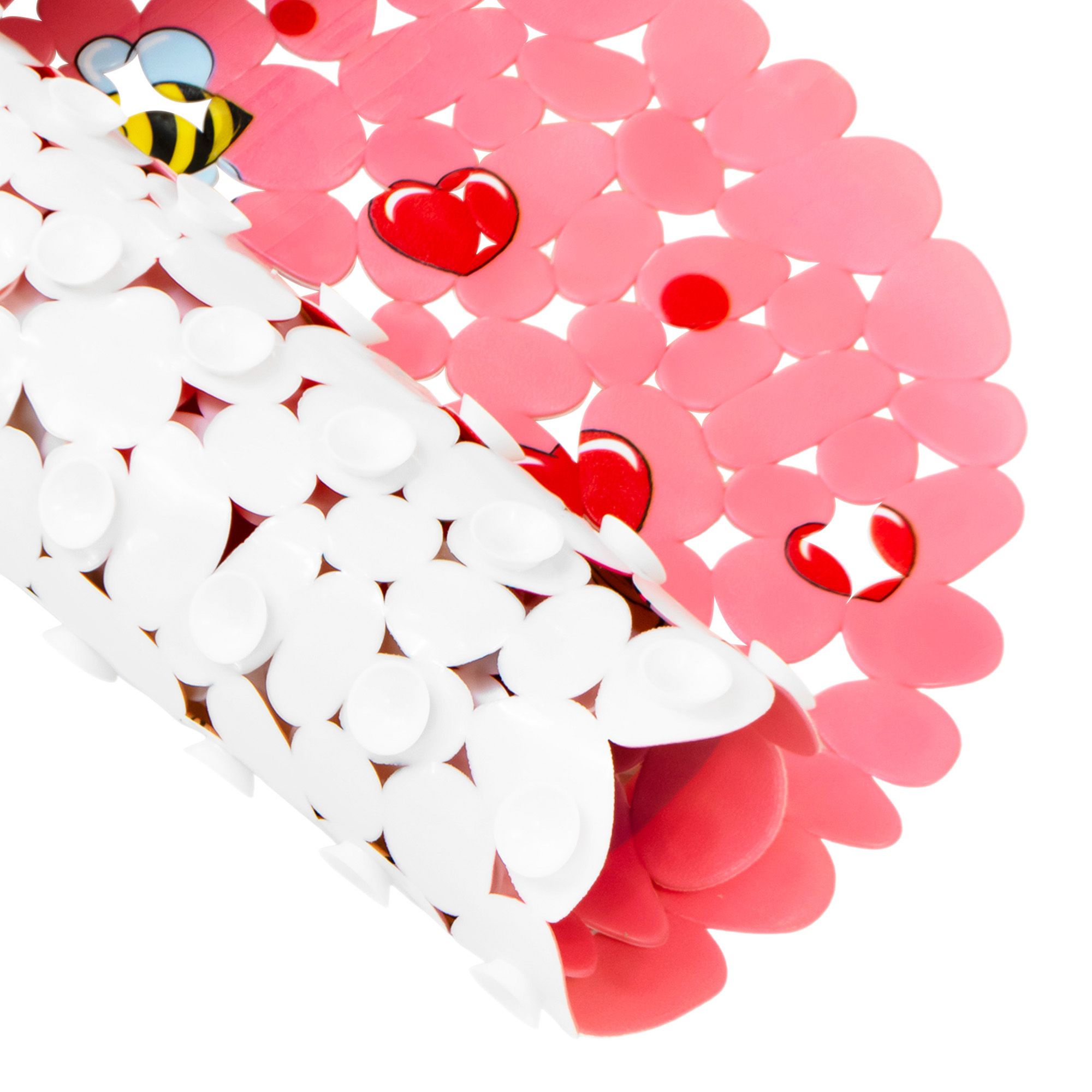 Коврик детский для ванны Веселое купание 36х69 см Мишки с сердечками