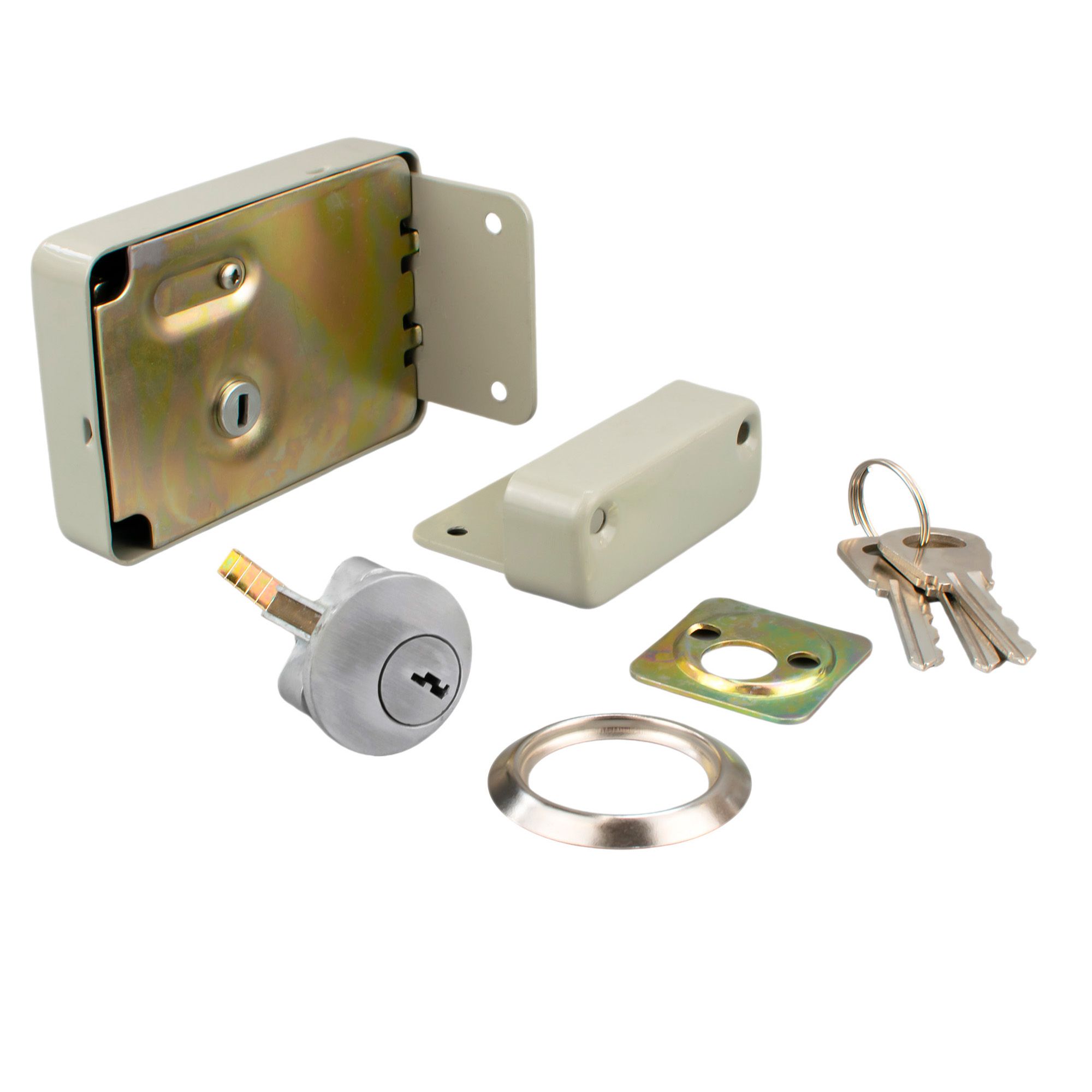 Замок накладной TRODOS ЗН1-5 214002