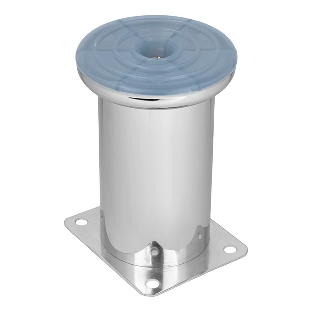 Ножка 100х50 мм хром, нерег с площадкой