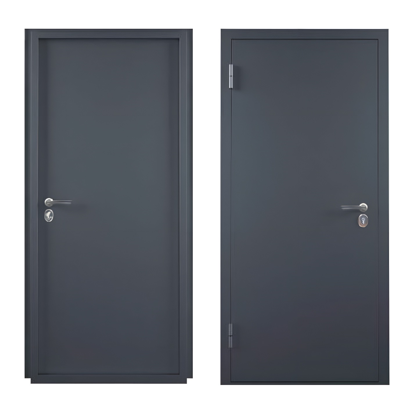 Дверь металл Титан 1 антик медь металл-металл 860х2050 мм L