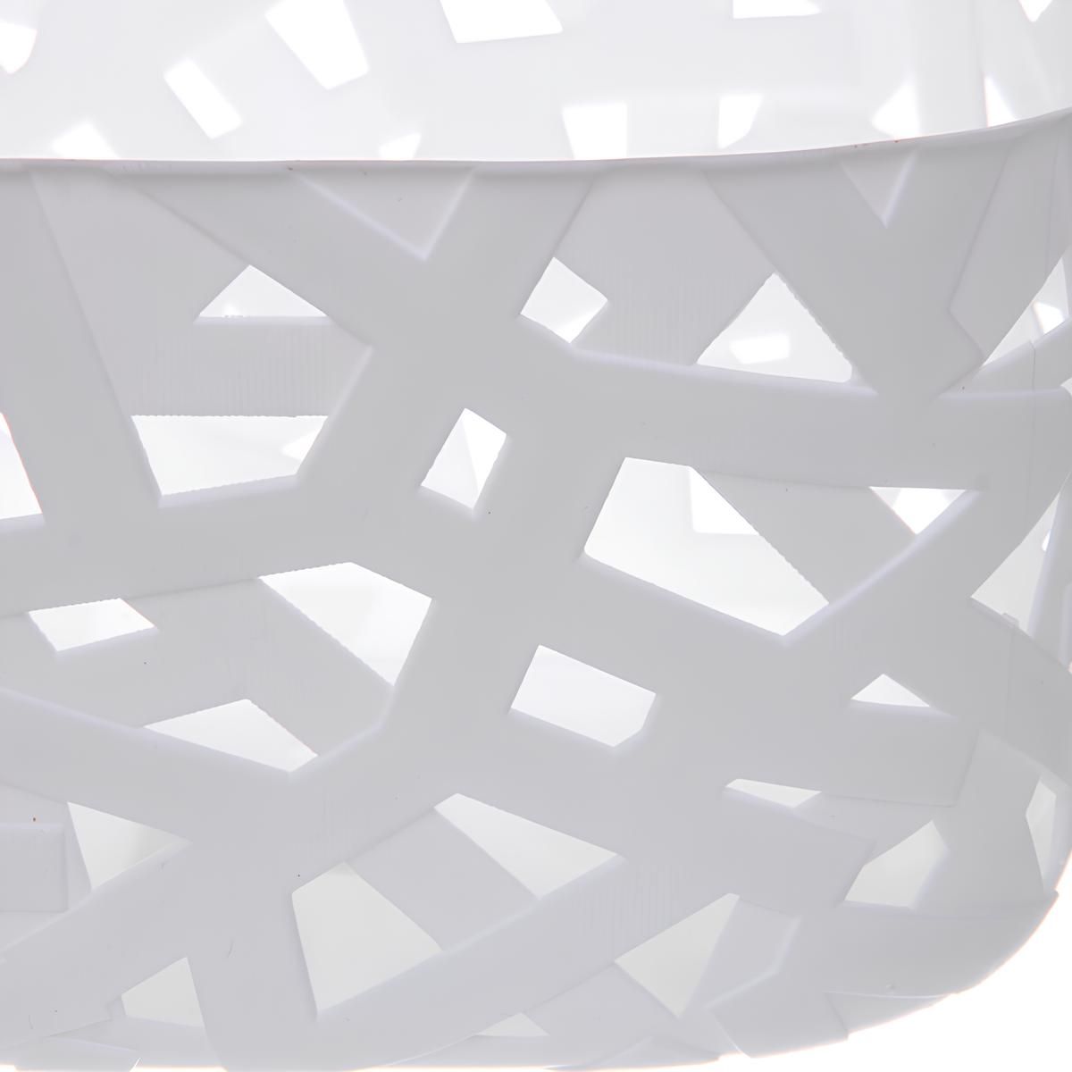 Корзина для хранения Бискотти 23,3х17х12,5 см дымчато-белая