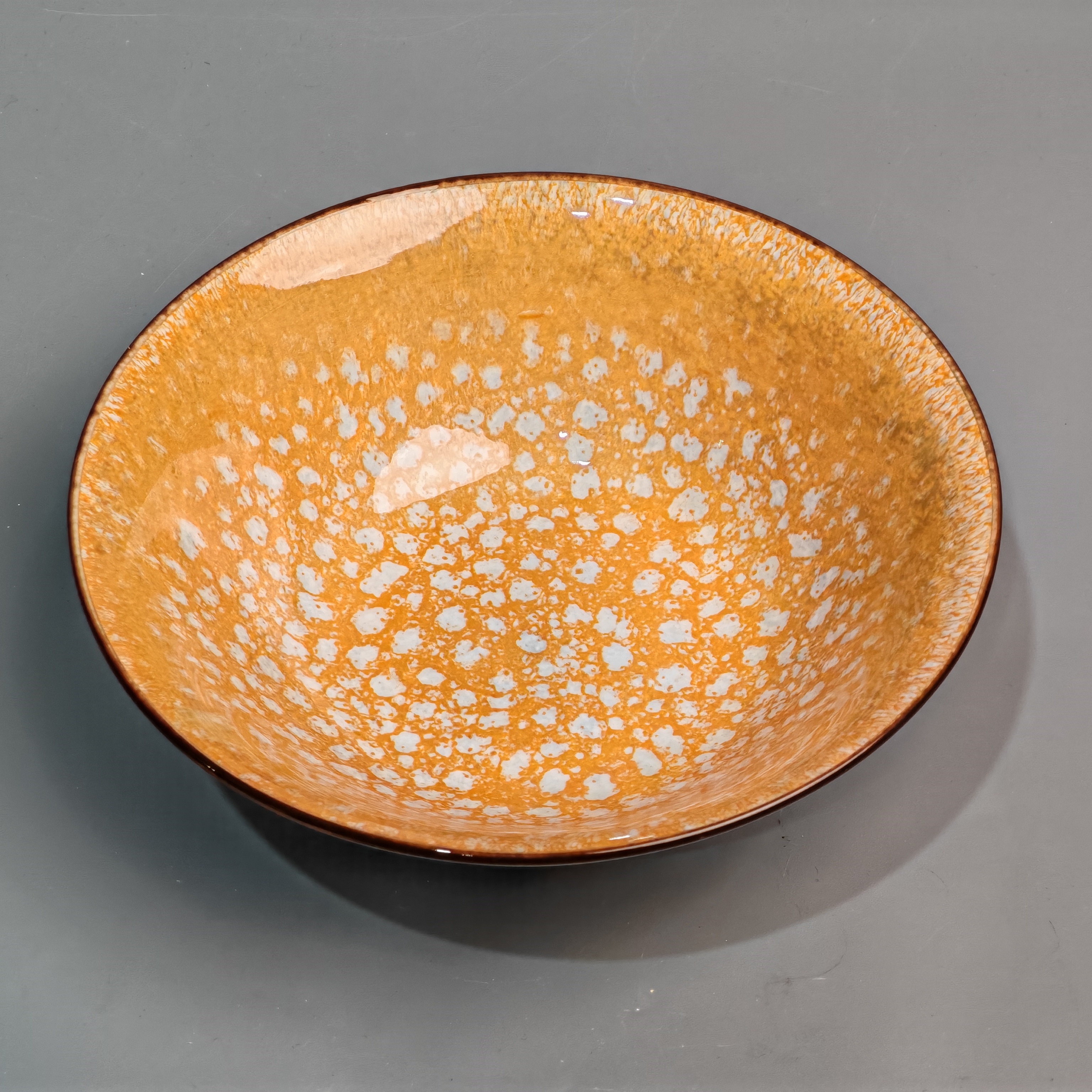 Тарелка глубокая 20х4 см керамика 2025-1648