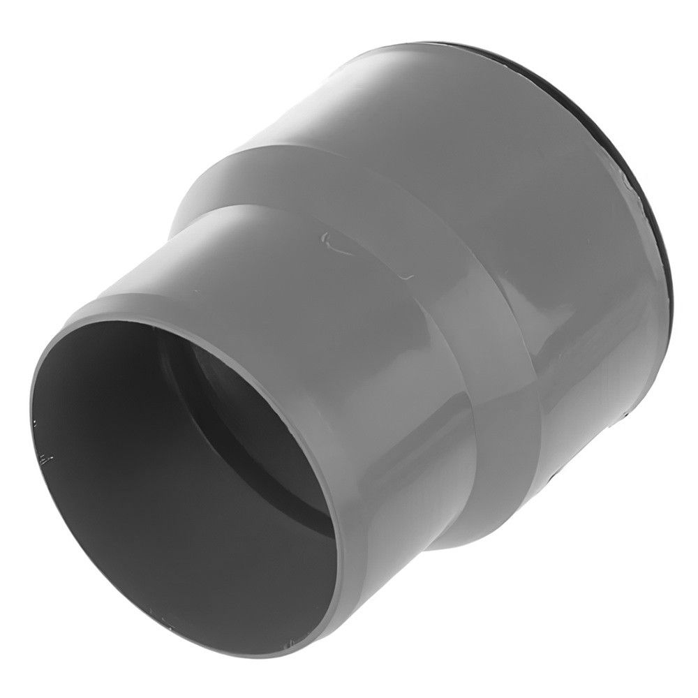 Переход с чугуна на пластик в комплекте с манжеткой 124х110 мм