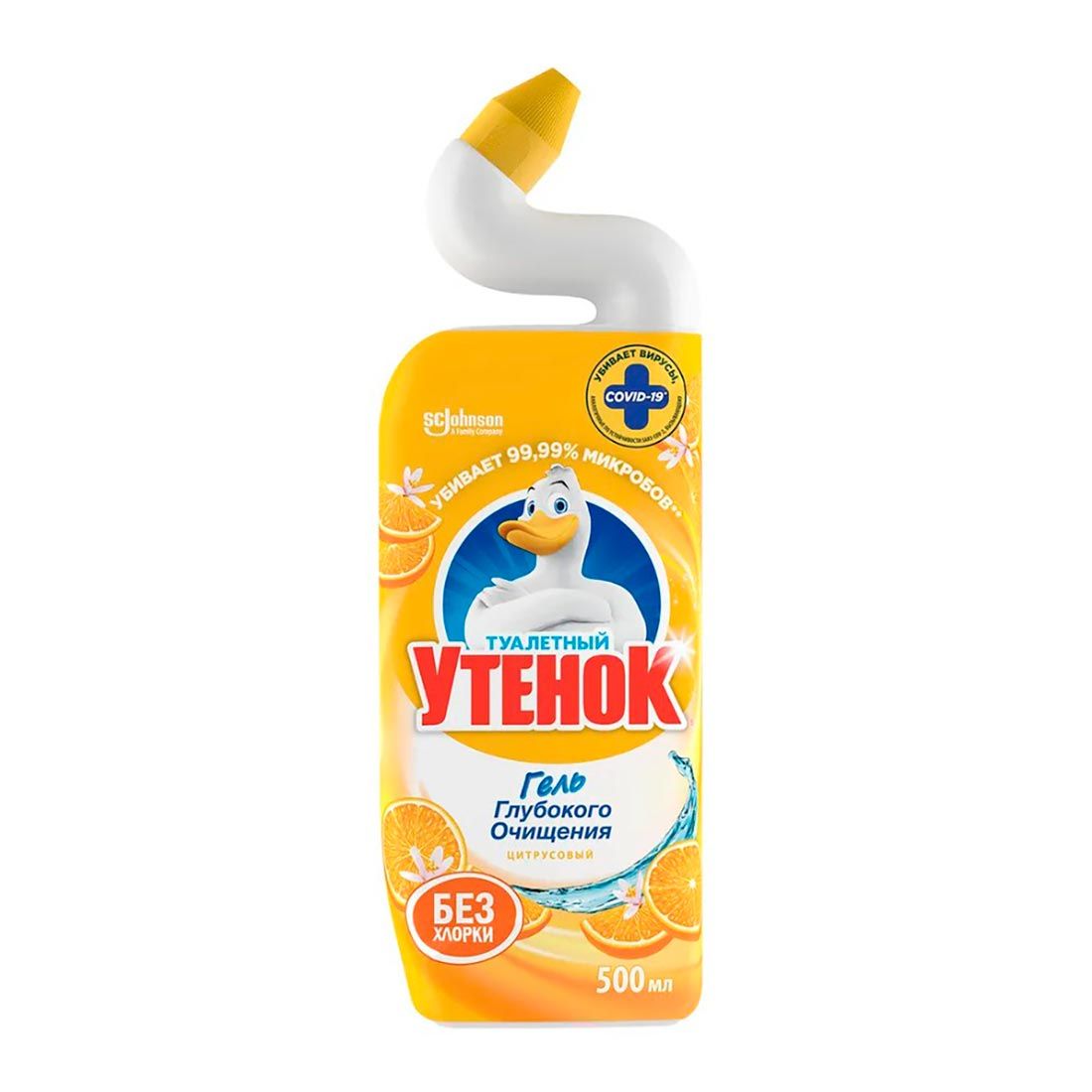 Средство чистящее для унитаза Туалетный утенок 5 в 1 Цитрусовый 500 мл