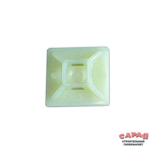 Площадка для бандажа бесцветная самоклеящаяся 19х19 мм 8 шт