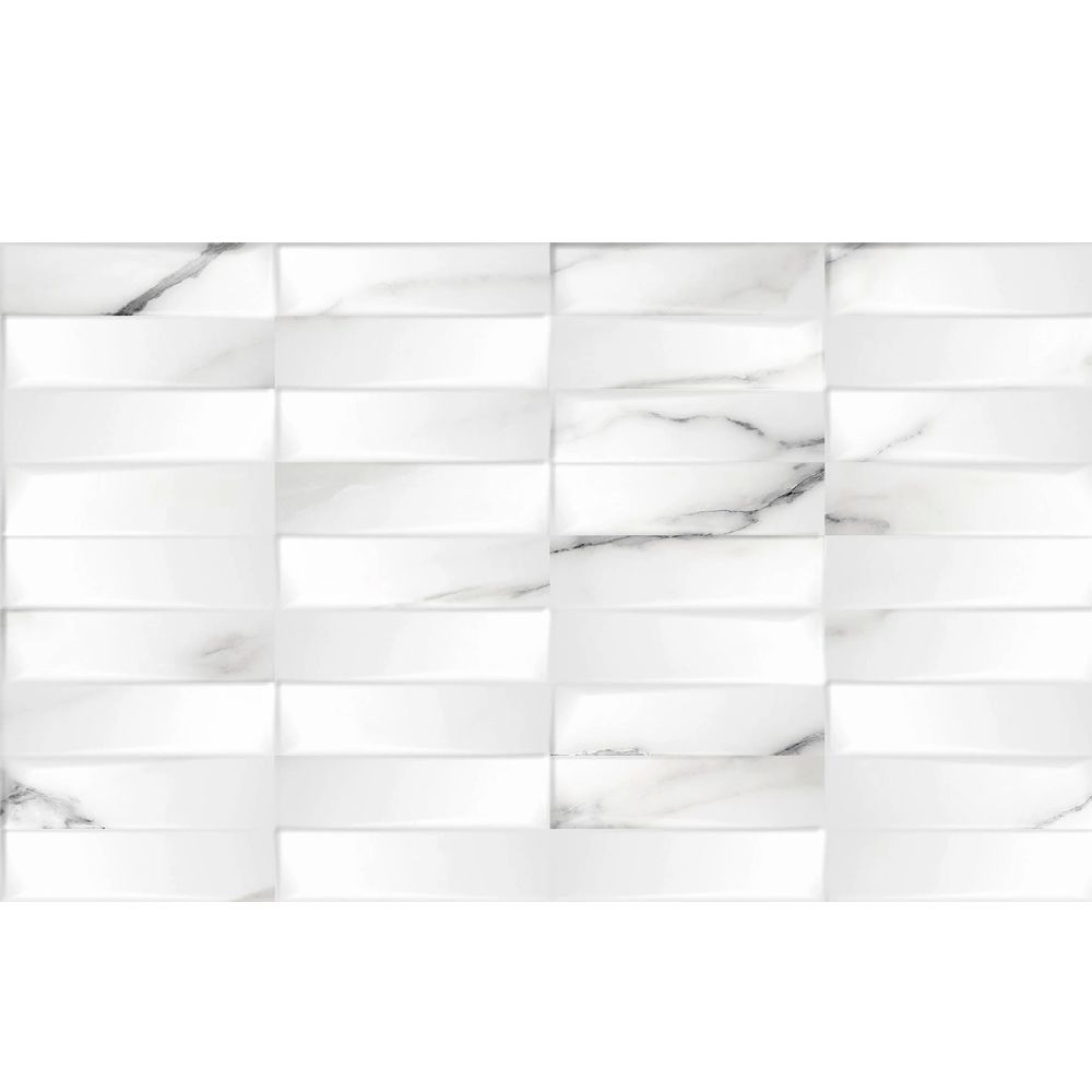 Плитка настенная Gracia Ceramica Ribeira white wall 02 30х50 см белая 1,2 м2