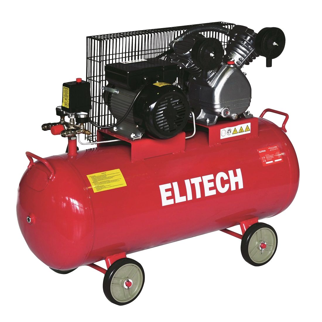 Компрессор ременной Elitech КПР 400-100-2,2 100 л 400 л/мин 2,2кВт