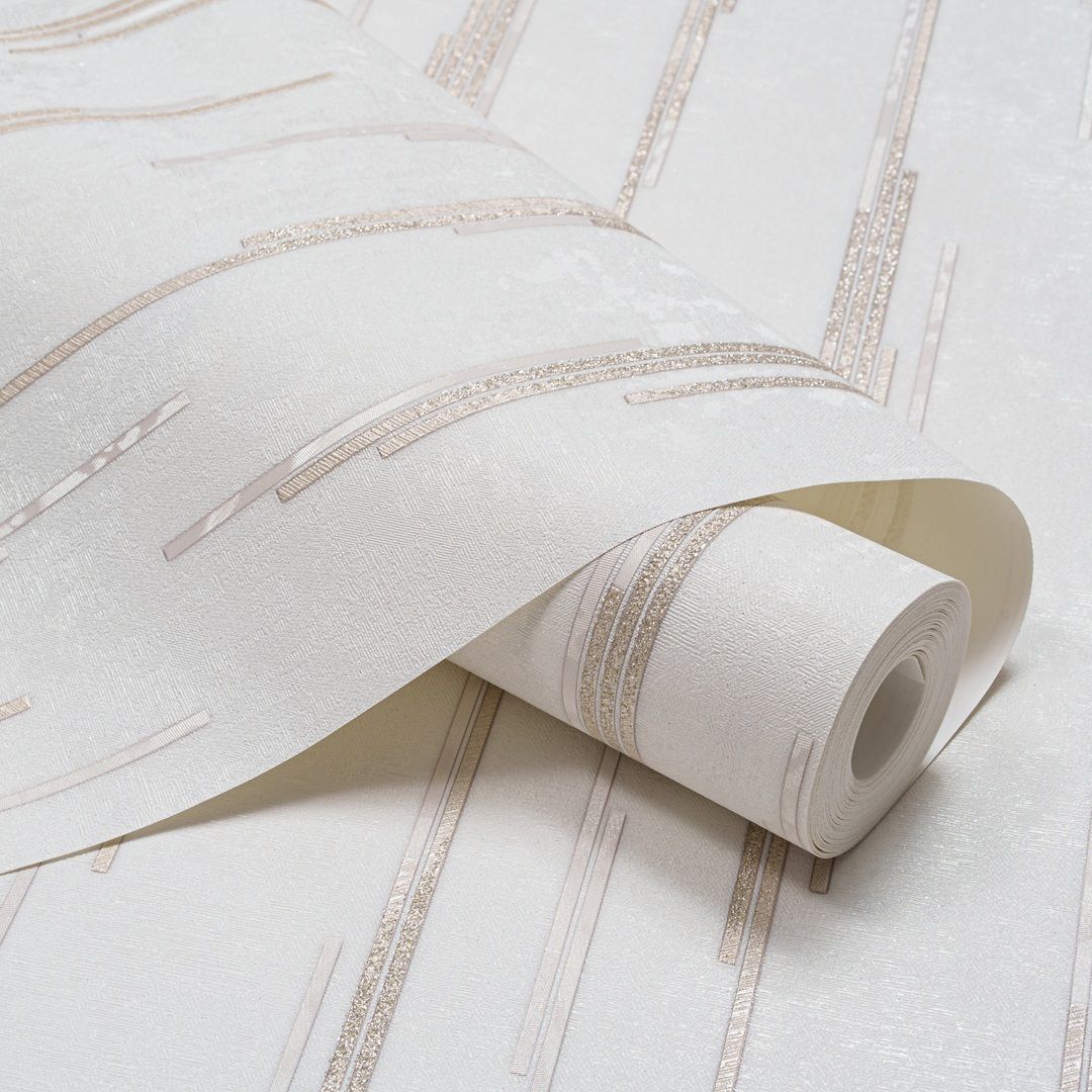 Обои Артекс Темпо 11347-04 бежевые геометрия 1,06х10 м