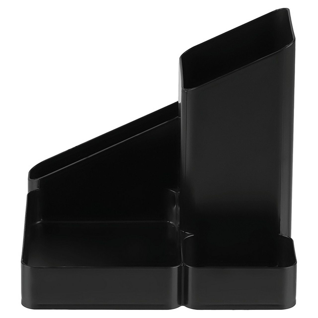 Подставка-органайзер Стамм Имидж 115*122*111мм 4 отделения черная