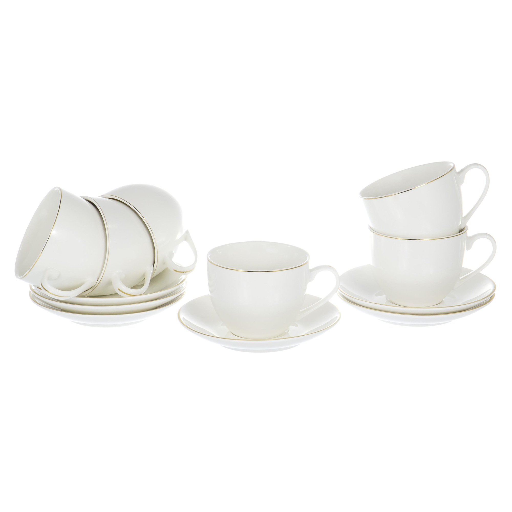 Набор чайный Balsford Шелк на 6 персон 12 предметов 220 мл фарфор