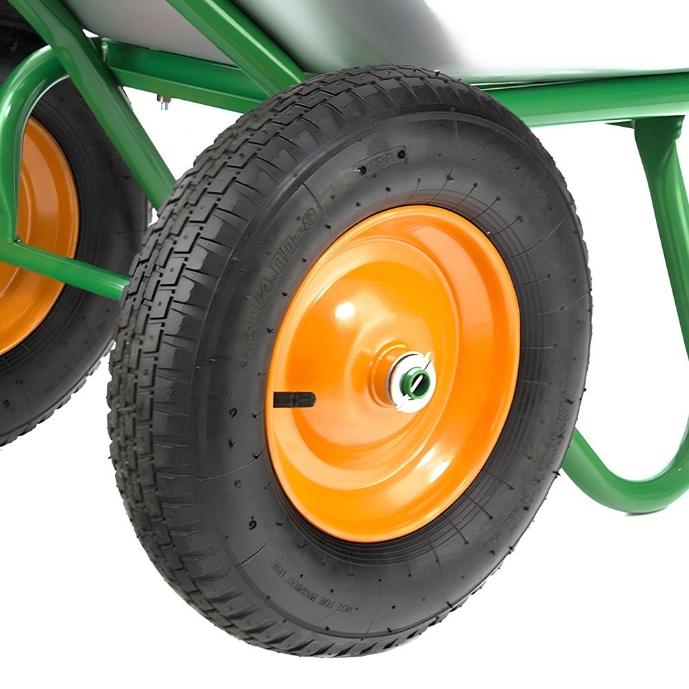 Тачка садово-строительная двухколесная 320 кг 100 л усиленная Palisad