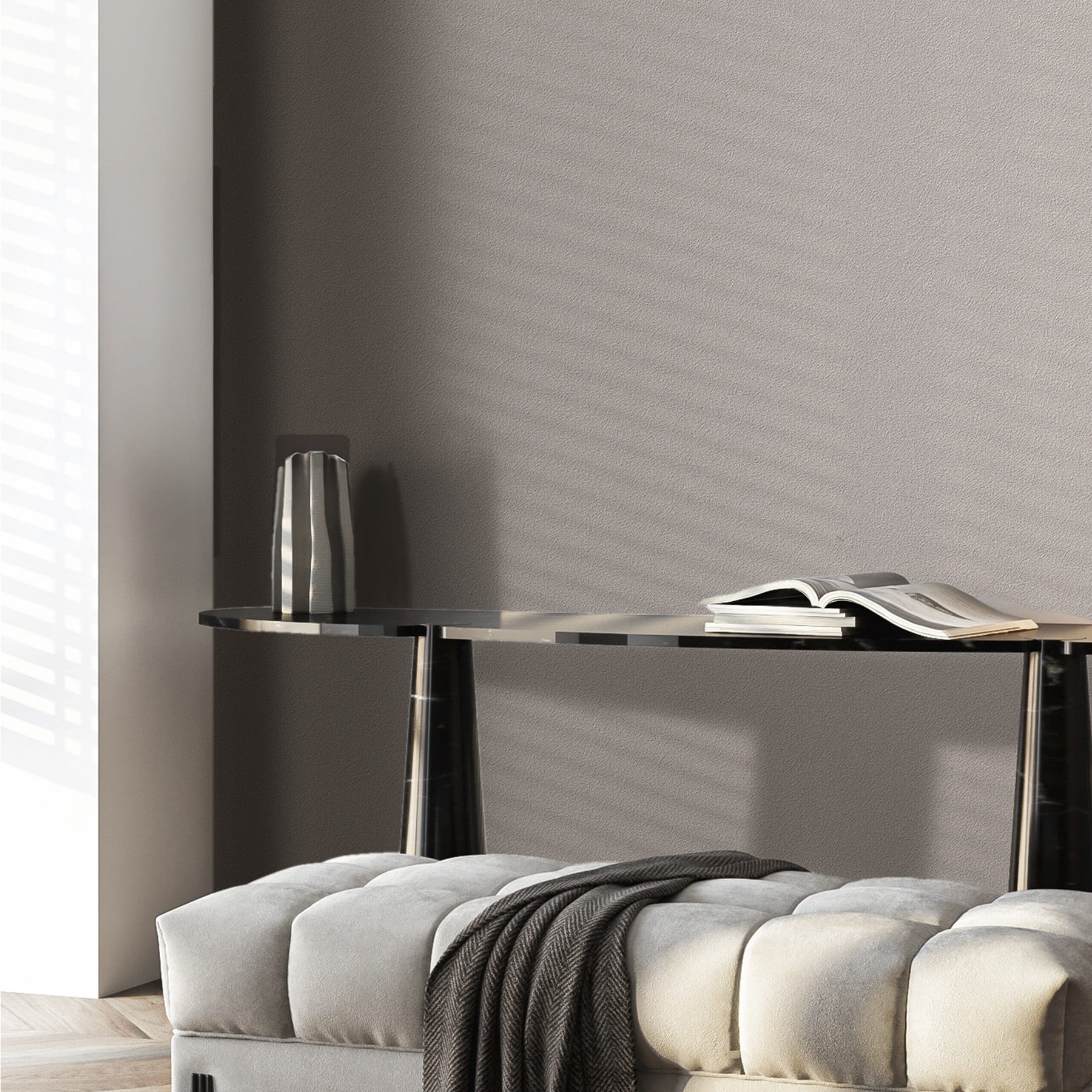 Обои Victoria Stenova Ideal Extra 585399 пудровые однотонные 1,06х10 м