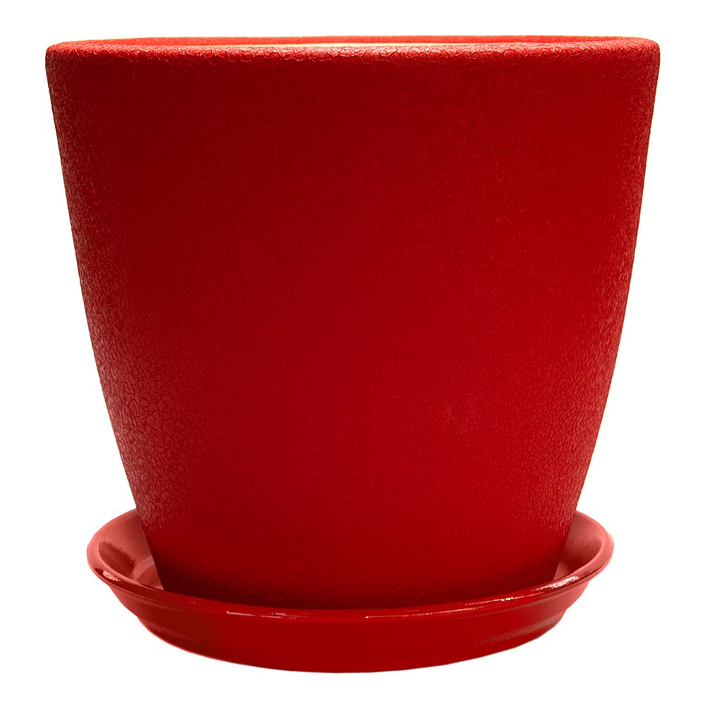 Горшок цветочный Грация шелк красный 30 л