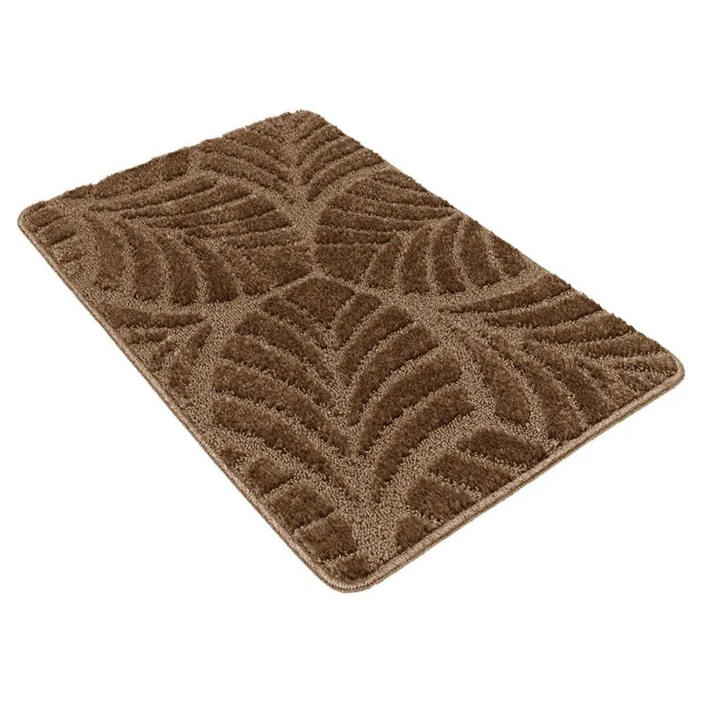 Коврик для ванной комнаты 40х60 см Актив Icarpet 001 кофе с молоком 55