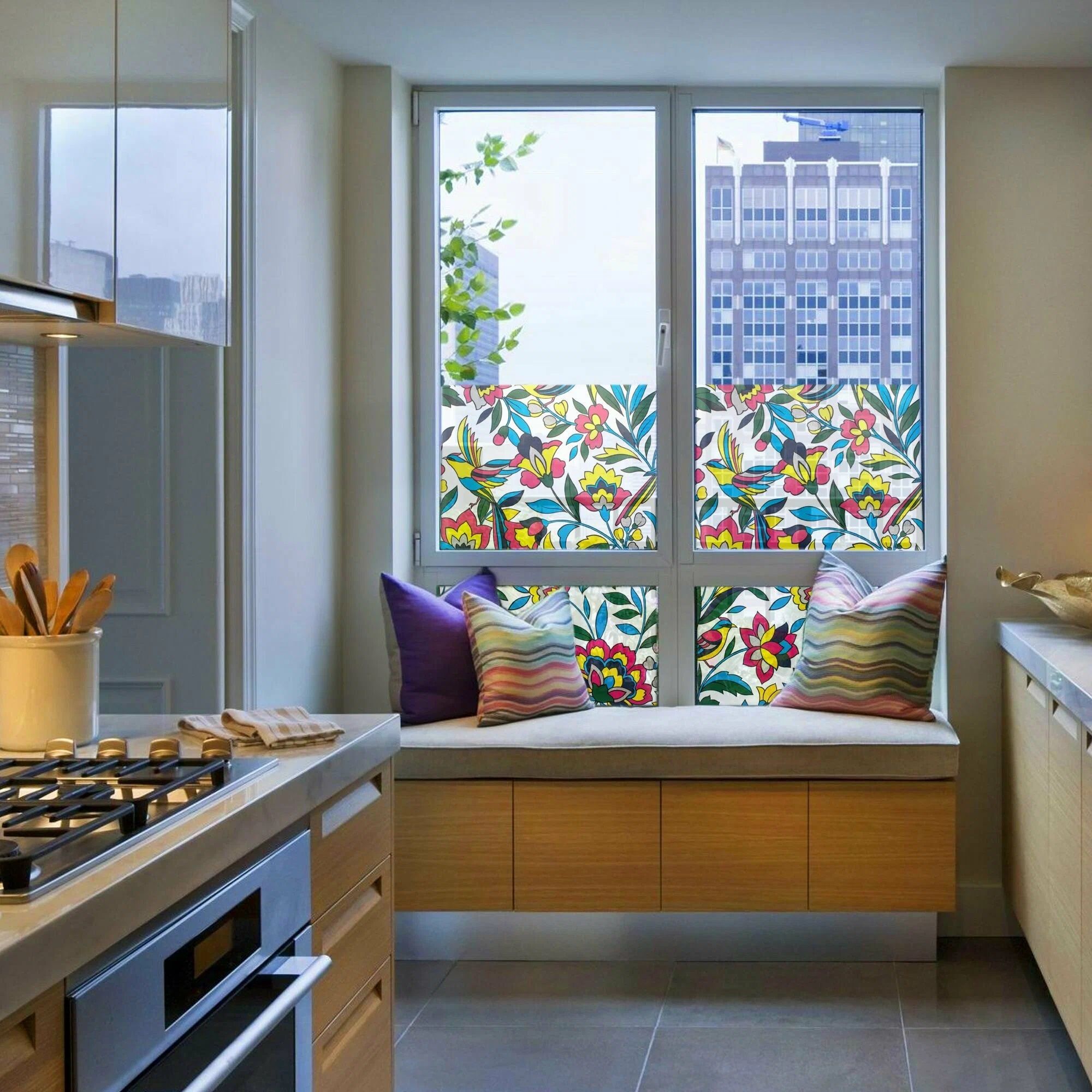 9034-0 Плёнка с/к "Deluxe" 45см*2м (витраж)