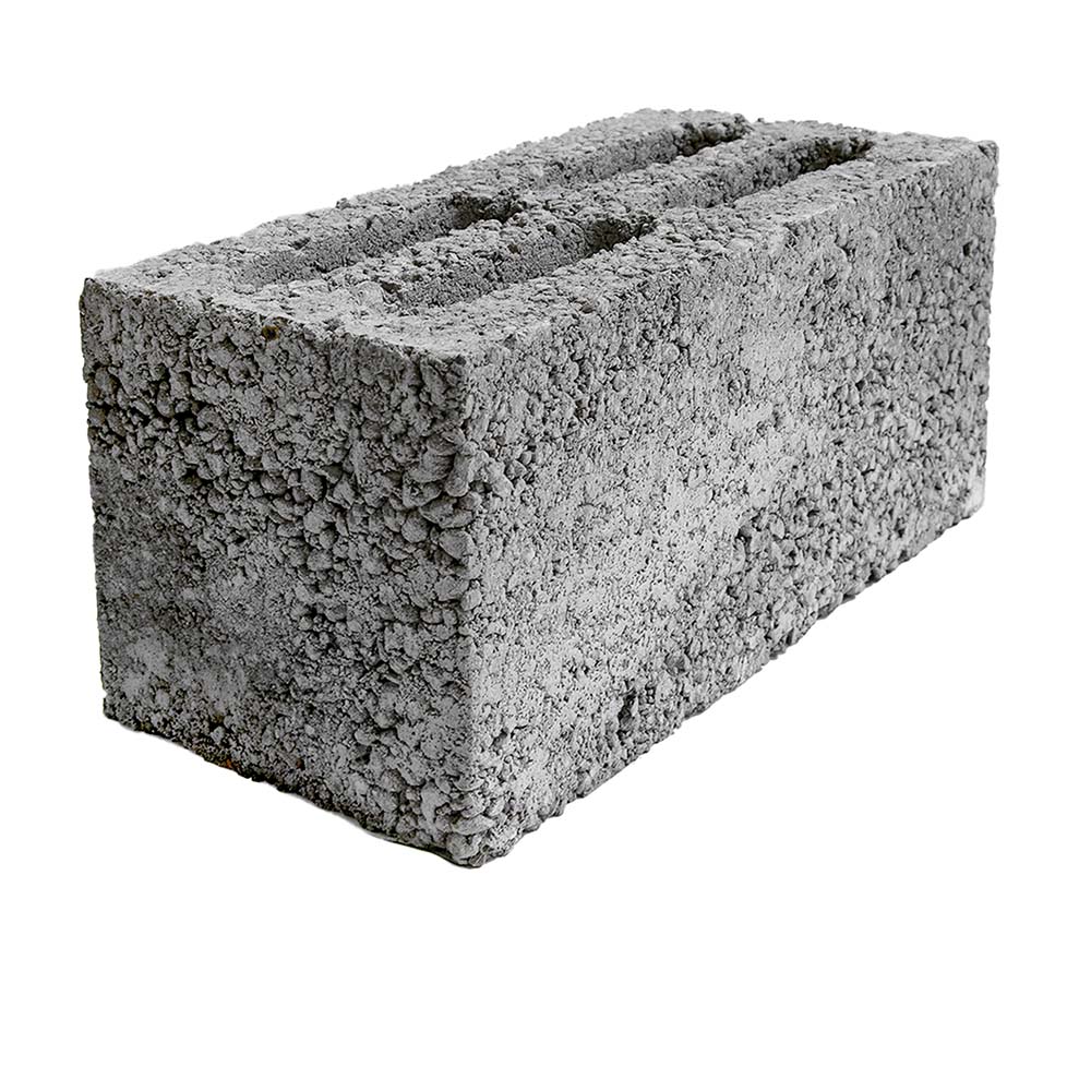 Блок керамзитовый стеновой 390х190х188 мм