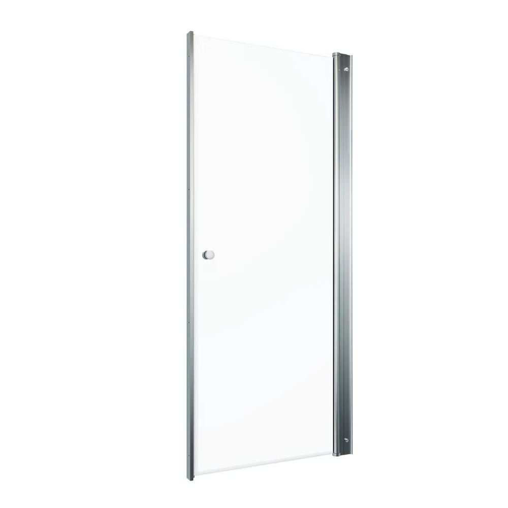 Дверь душевая Уно  80*185, хром, прозр. 1место