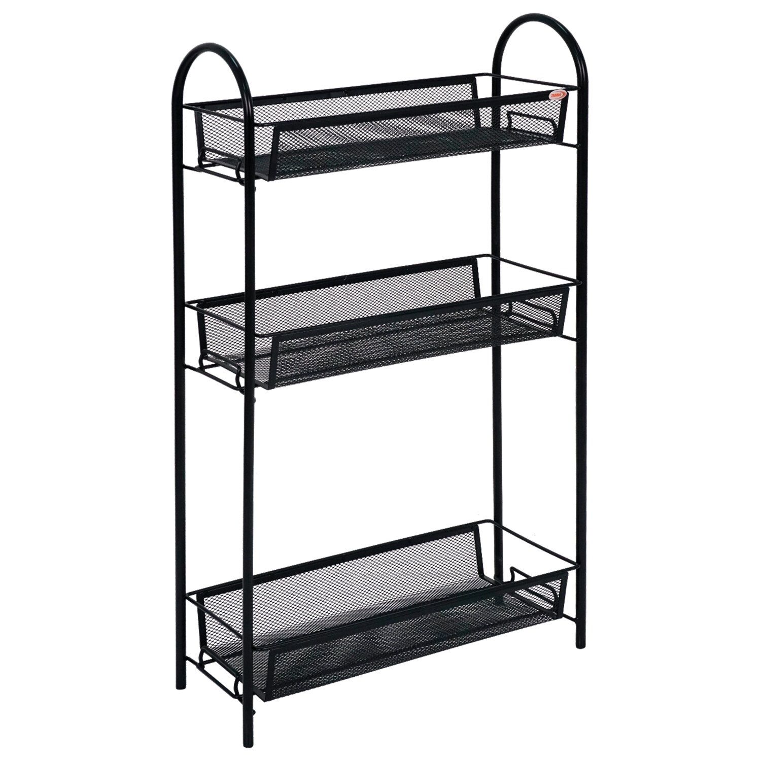 Этажерка Ладья 13 410х750х170 мм 3 секции черная