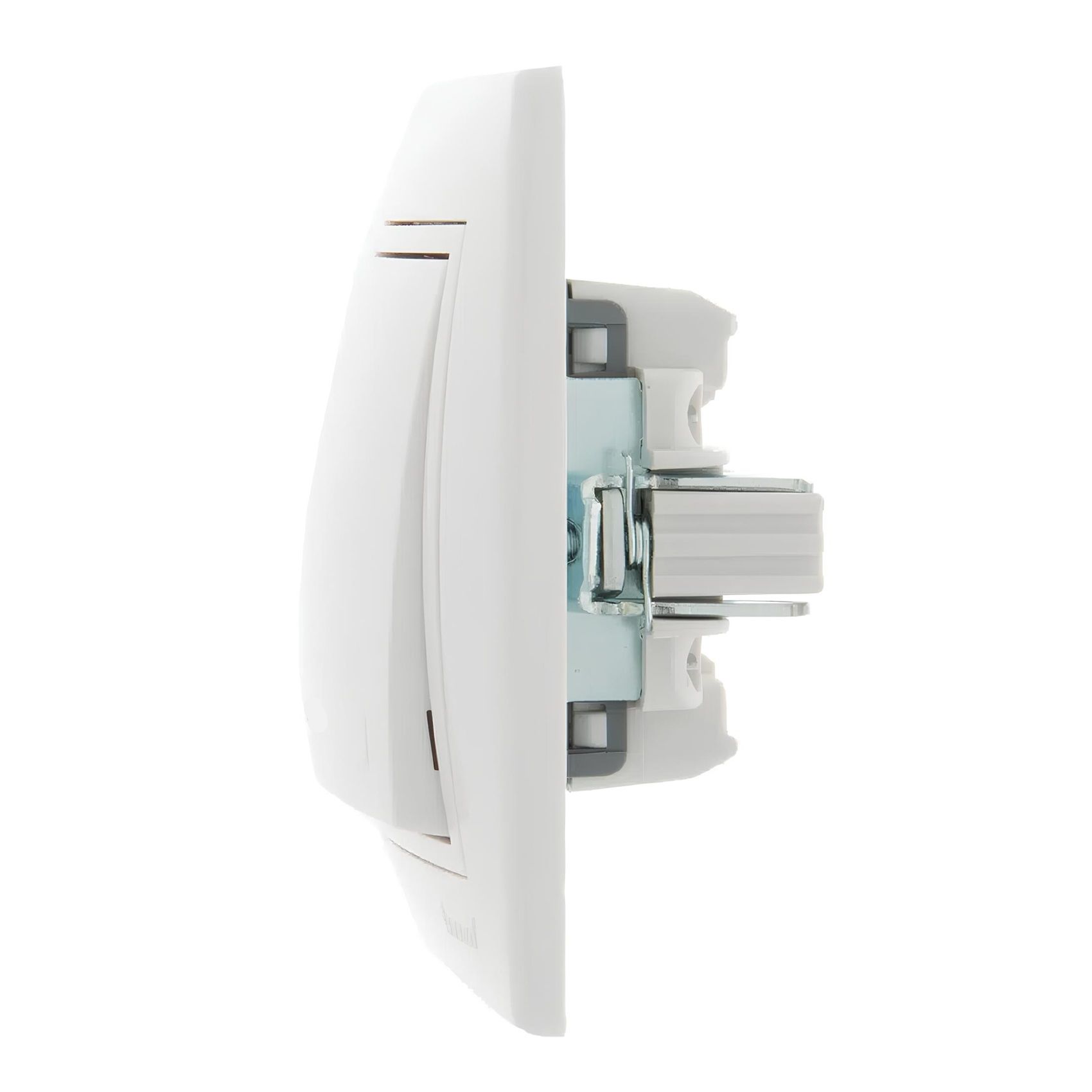 ВЫКЛЮЧАТЕЛЬ  скрыт.установки 1-кл. бел/бел. Мира Lezard 701-0202-100