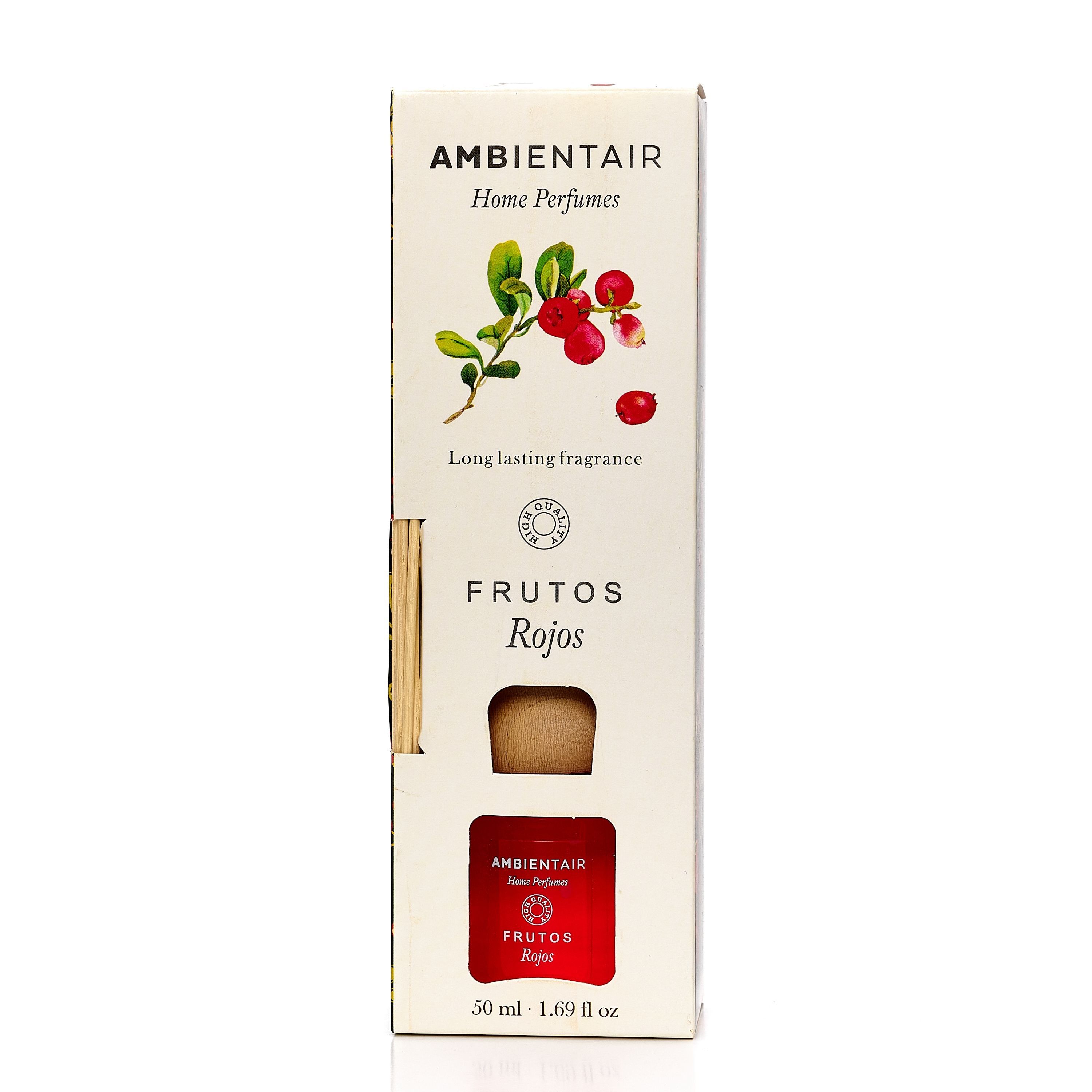 Аромадиффузор с палочками Ambientair Frutos Rojos Красные фрукты 50 мл