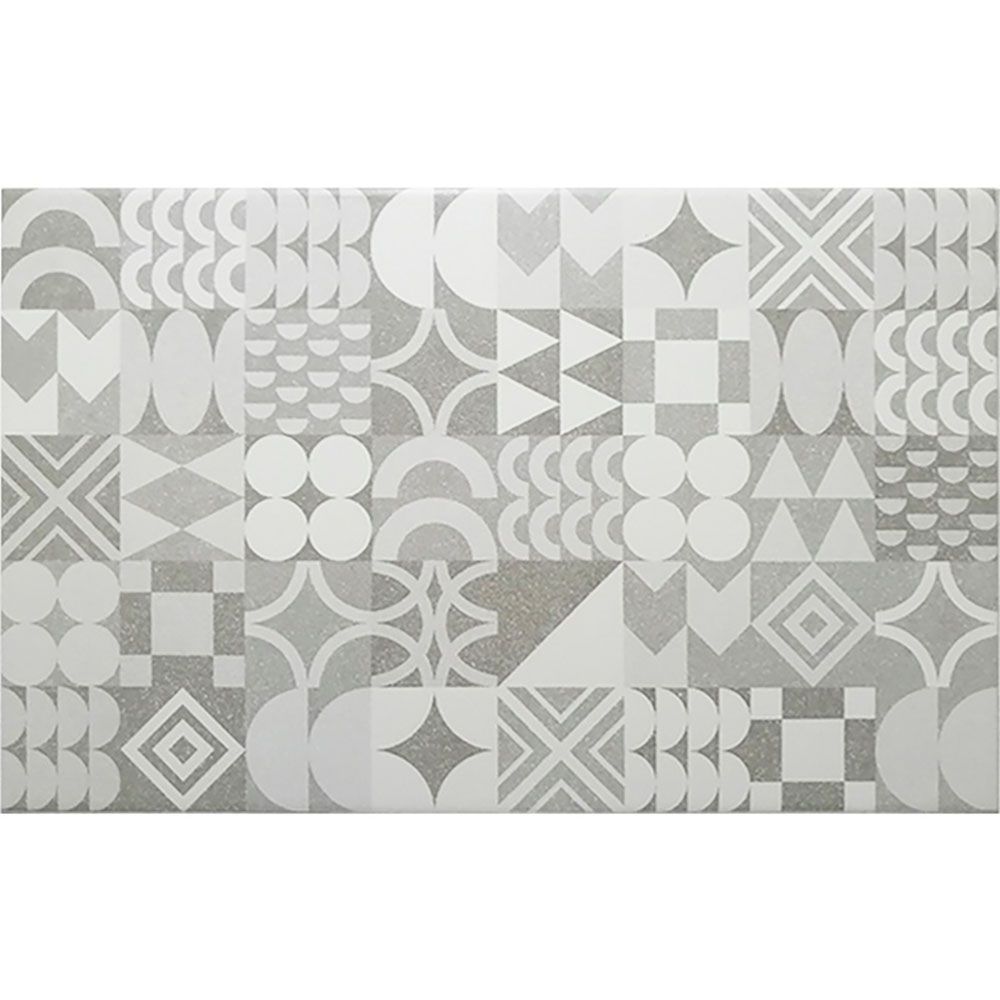 Плитка настенная Gracia Ceramica Нимбус низ 04 25х40 см 8 мм серая 1,4 м2