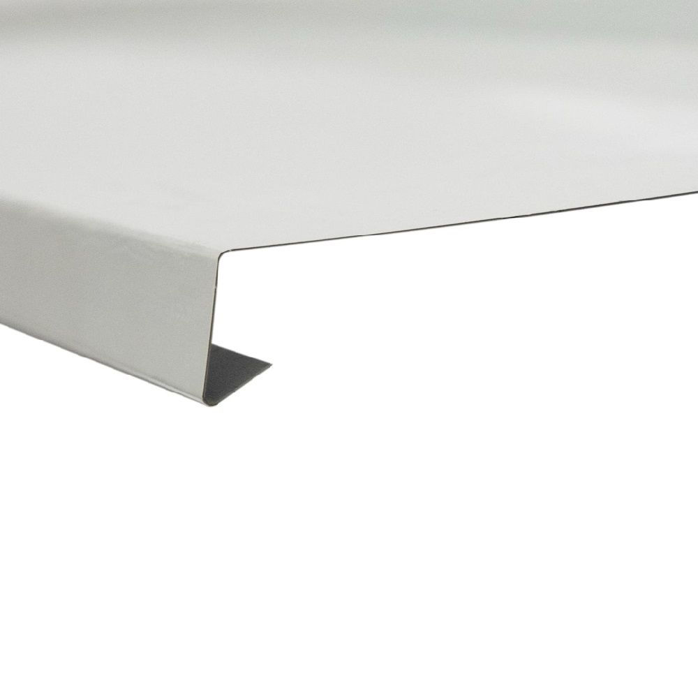 ОТЛИВ оцинк.с покрытием белый 1,55 м  х  0,3 м