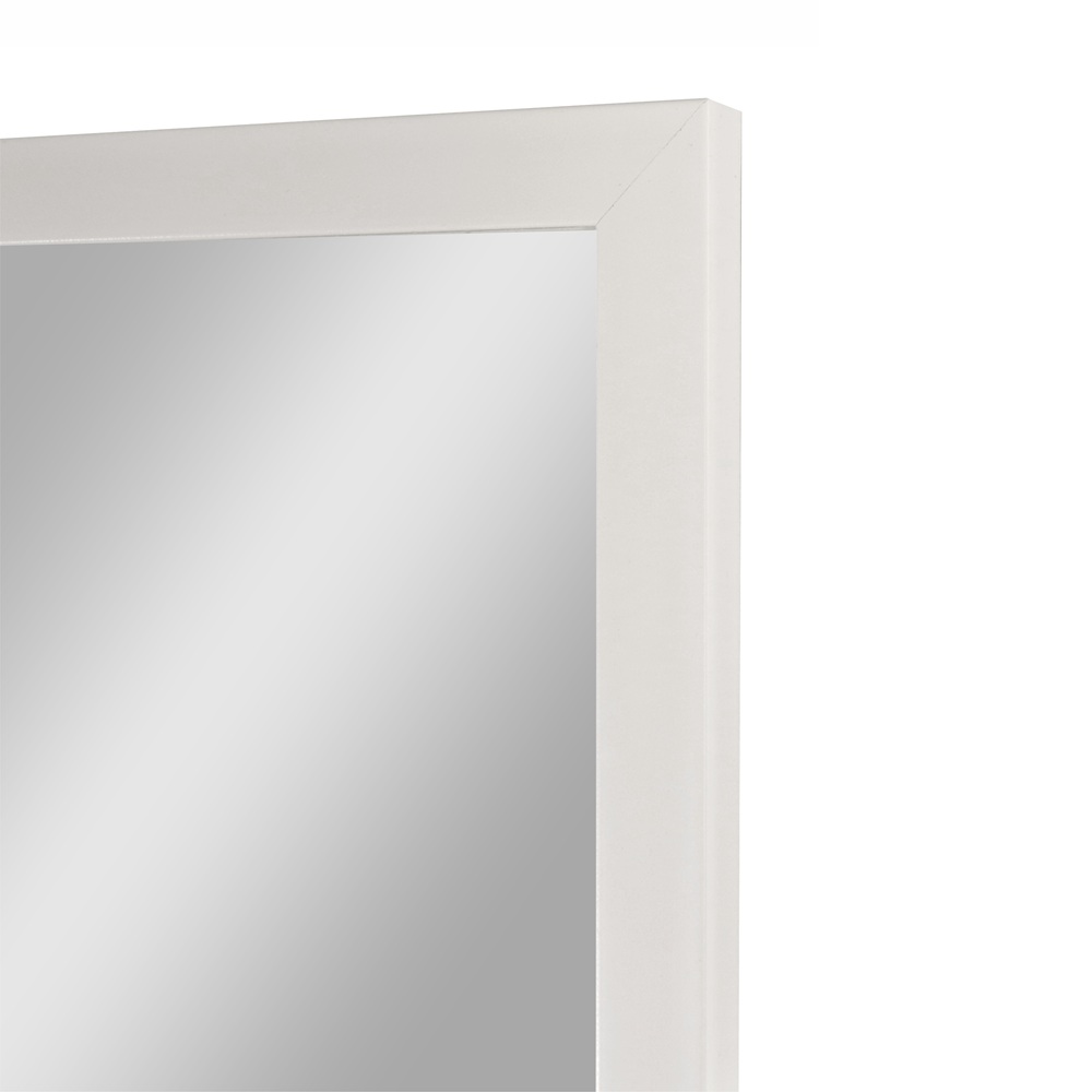 Зеркало Оспар Б720 600х1200 мм белое корпус из пластика