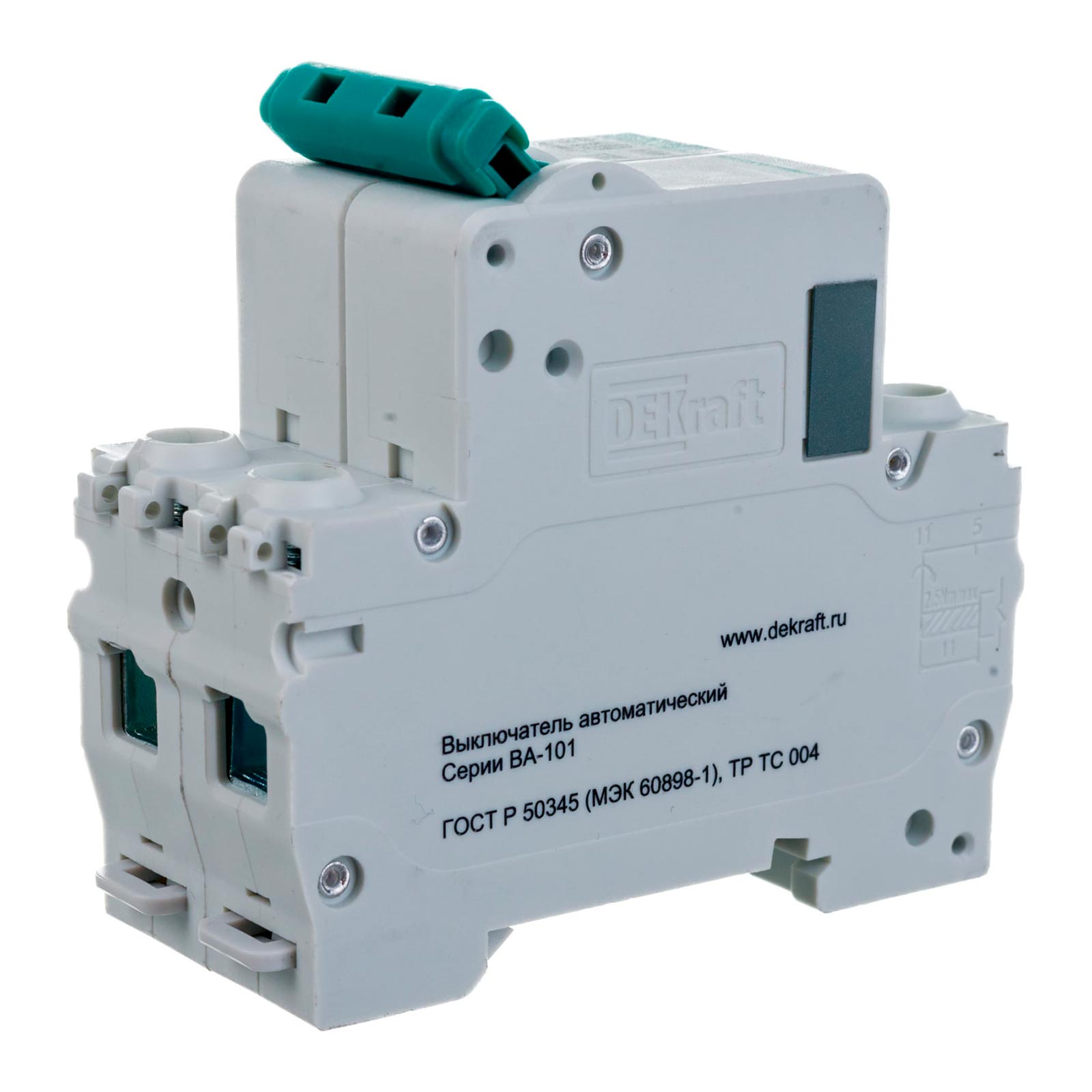 Выключатель автоматический модульный 2п C 10А 4,5кА ВА-101 SchE 11065DEK