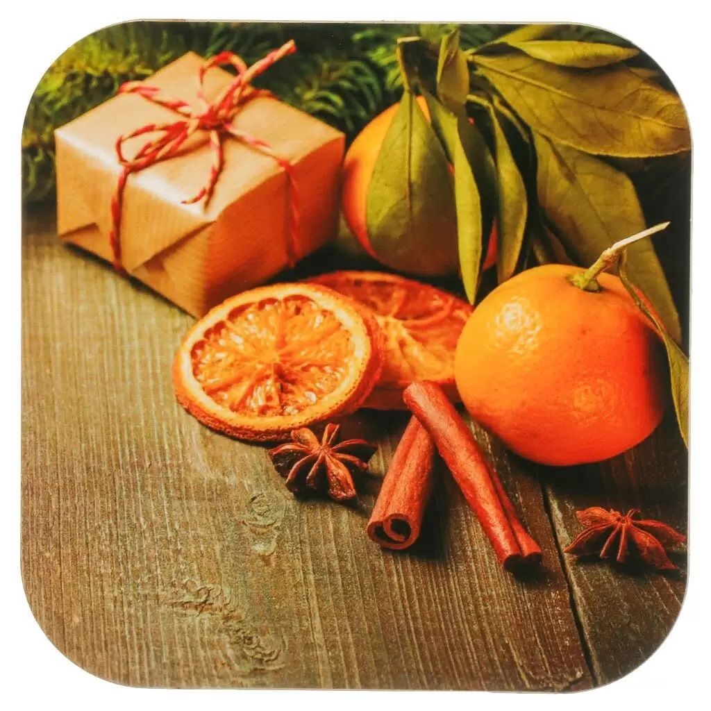 Подставка под горячее Апельсины 18х18 см