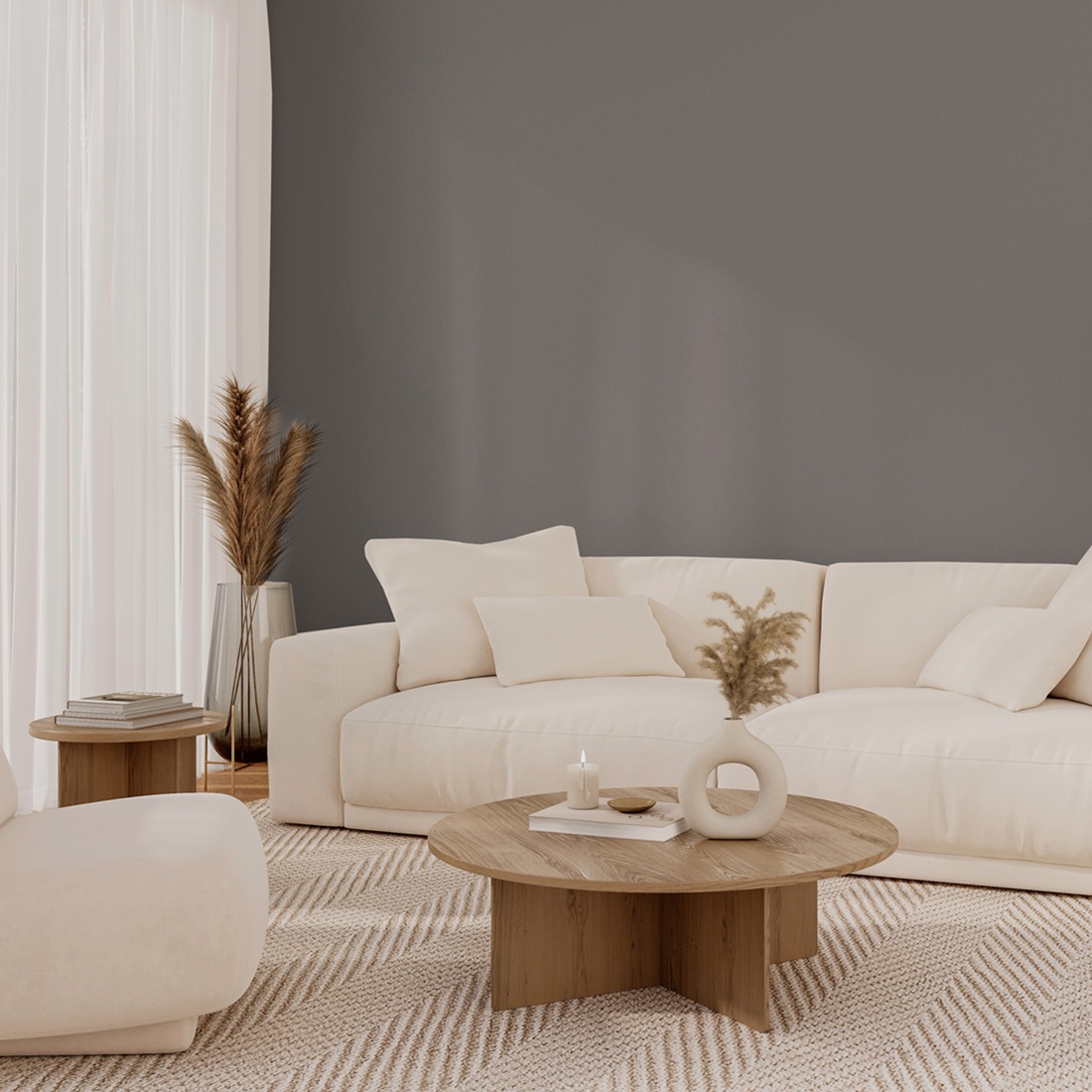 Обои WallSecret Oliva 9148-16 коричневые однотонные 1,06х10,05 м