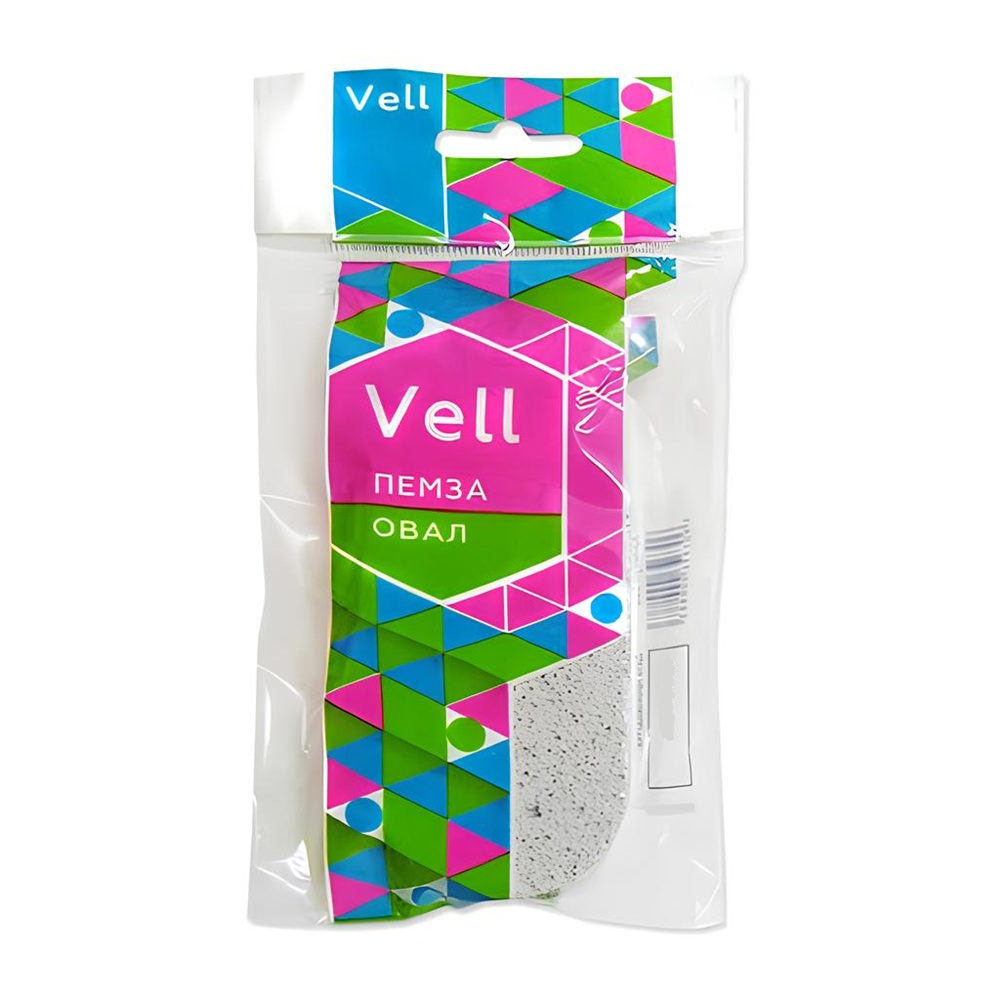 Пемза овал Vell 9,5х4,5х1,5 см