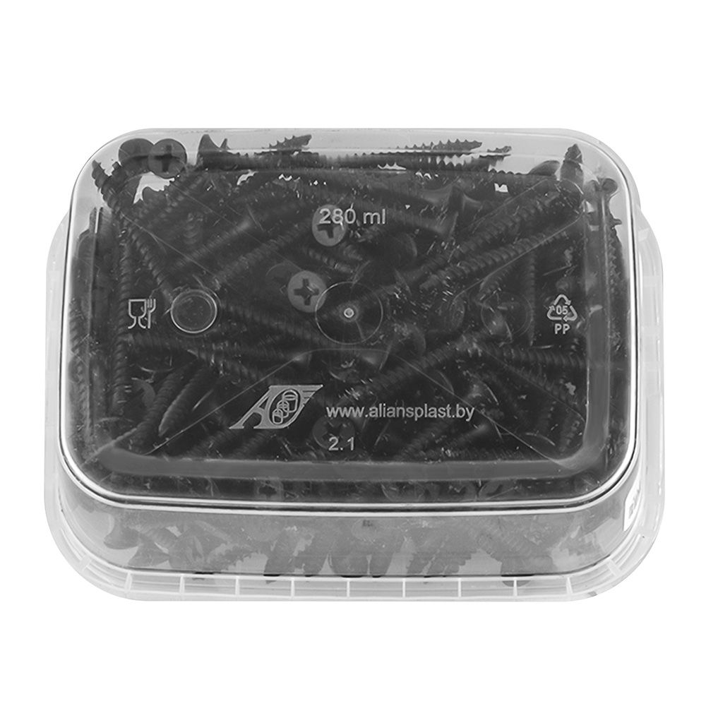 Саморез по металлу 3,5х35 мм черный 260 шт