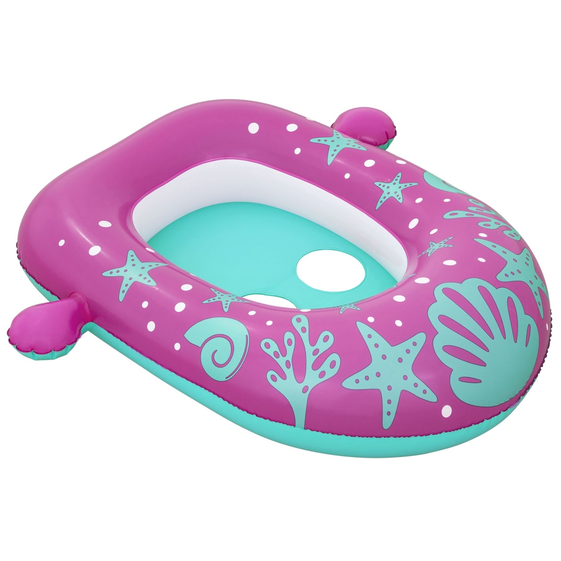 Круг для плавания с сиденьем 80х85 см 1-2 года Bestway Splash Star Shaded Baby 34091