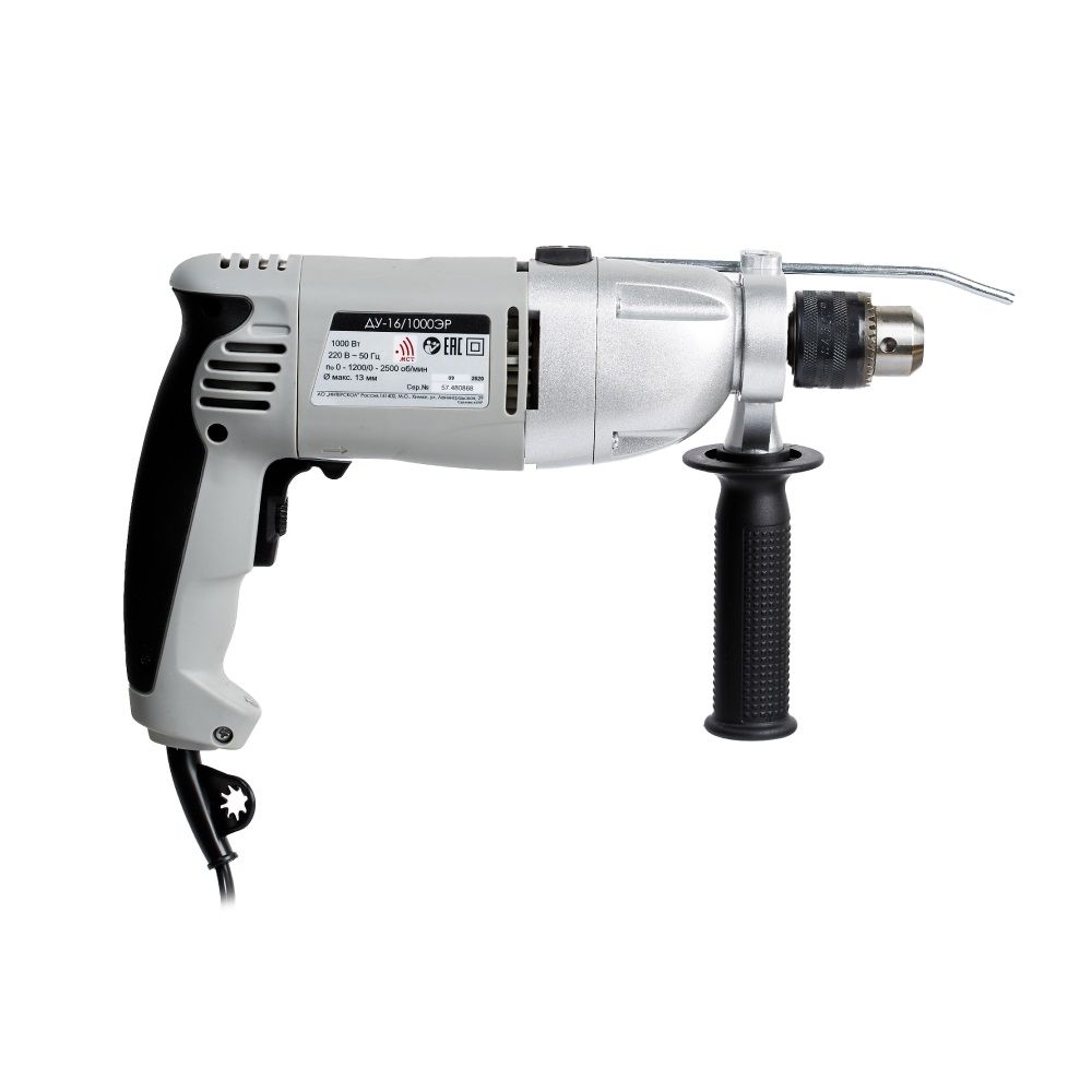Дрель ударная Интерскол ДУ-16/1000ЭР 1000Вт