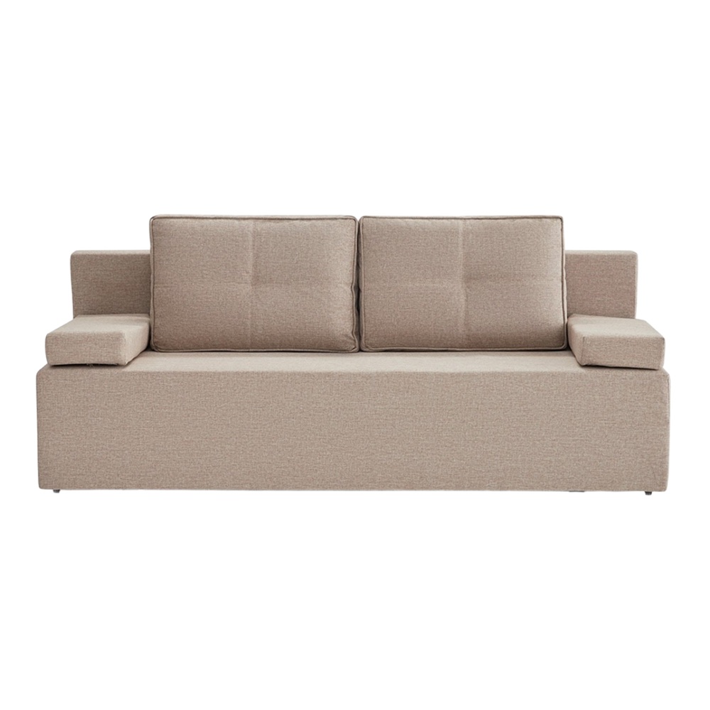 Диван-кровать Малага 046.1 1950х780х800 мм Модерно Мадагаскар 01 бежевый