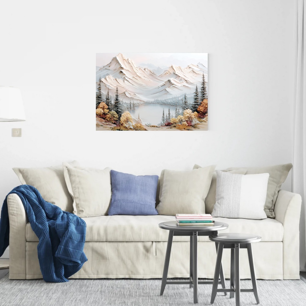 Картина-холст Горная симфония 50х70 см kt57-154441