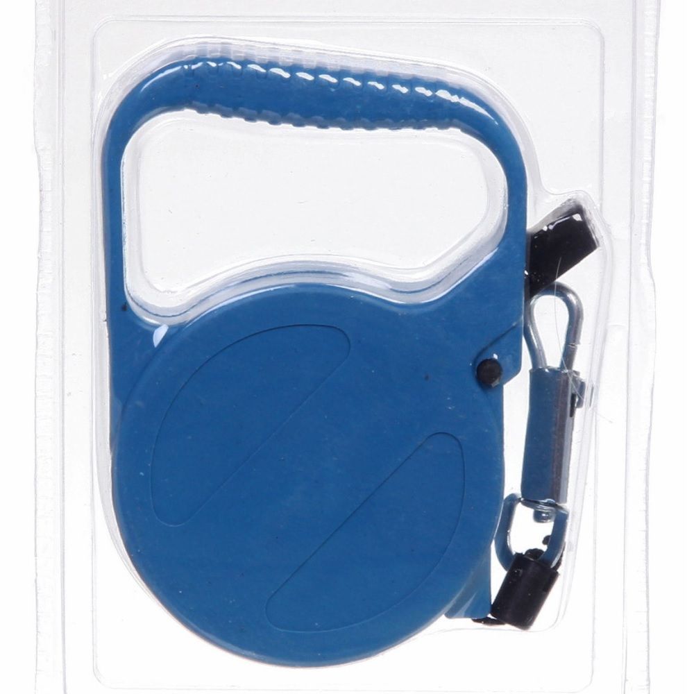 Поводок-рулетка для собак Веселая прогулка 3 м до 10 кг синий Ultramarine