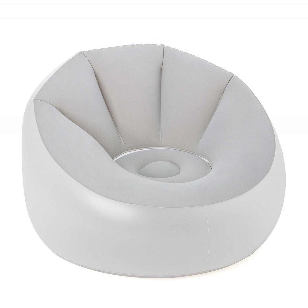 Кресло надувное с led подсветкой 102х97х71 см рем комплект Bestway Inflate-A-Chair