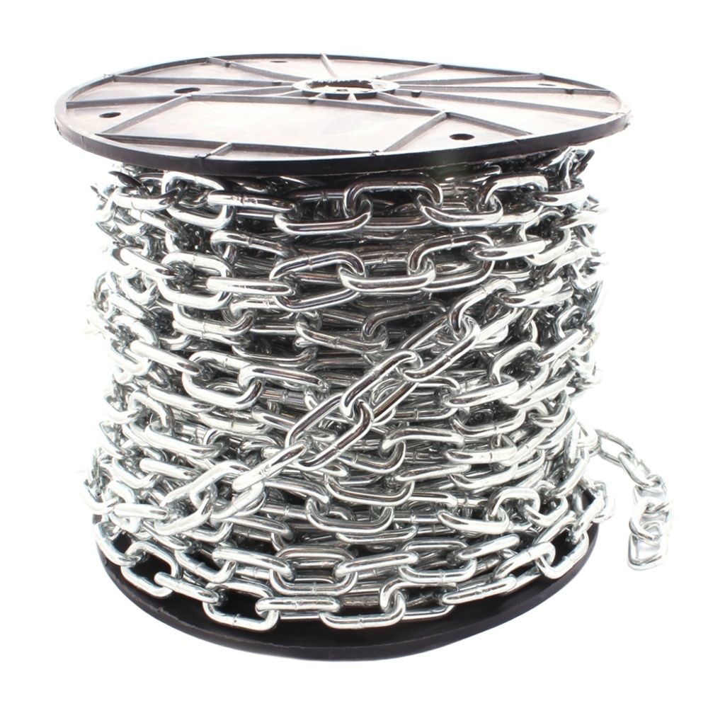 Цепь короткозвенная DIN 766 4 мм оцинкованная