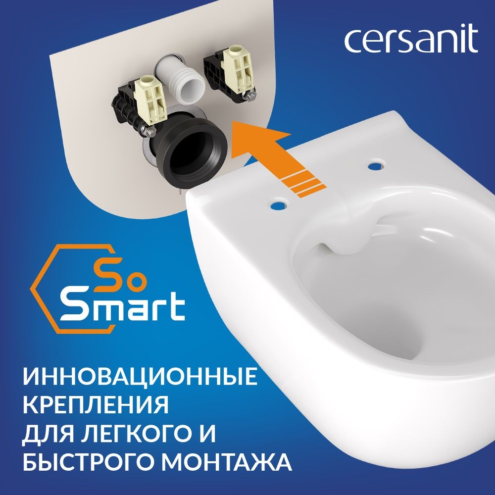 Система инсталляции Link Pro City Smart CO DPL EO slim кнопка Twins хром глянцевый