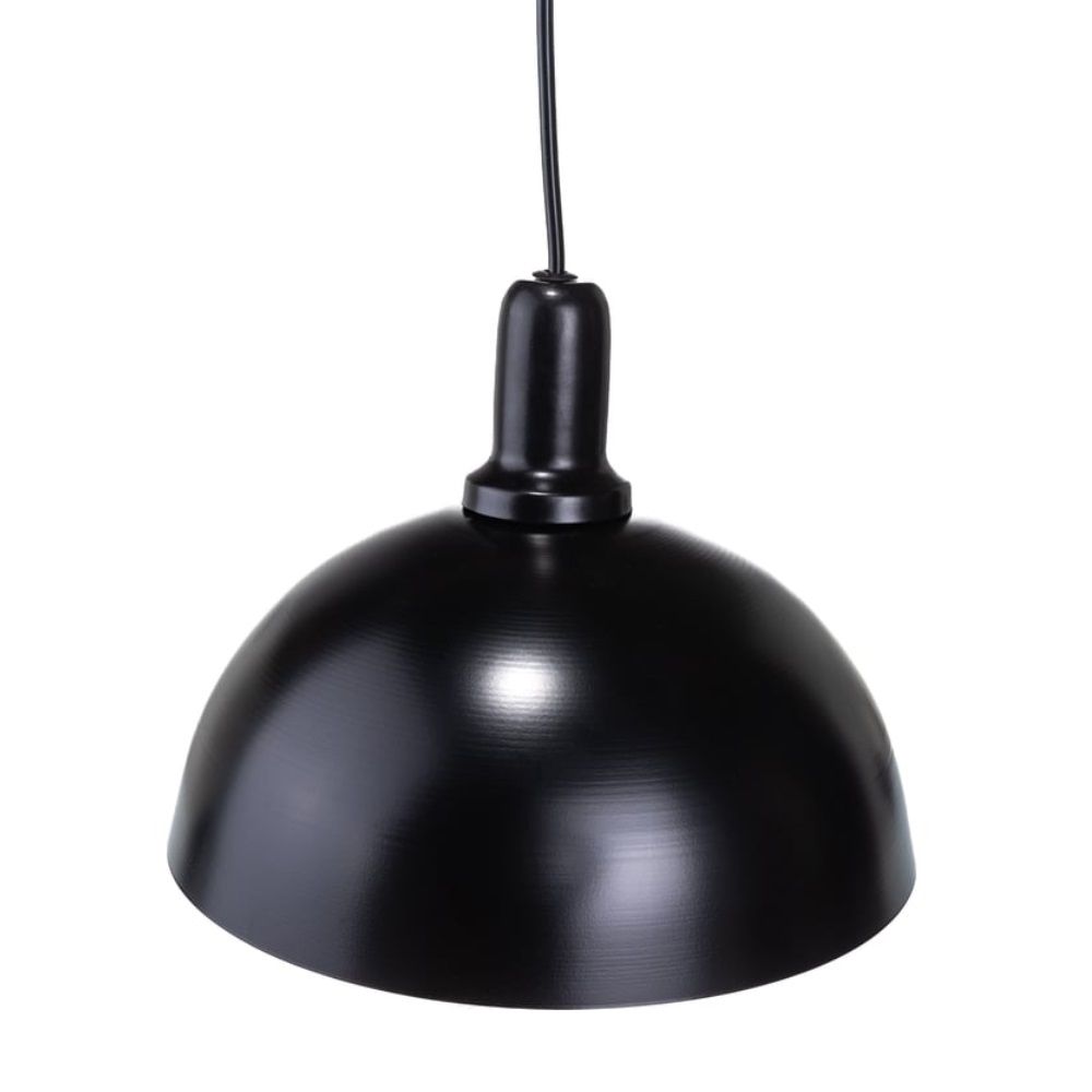 Подвес 1 ламп Е27 купол черный, шнур черный Verso 28 02 02