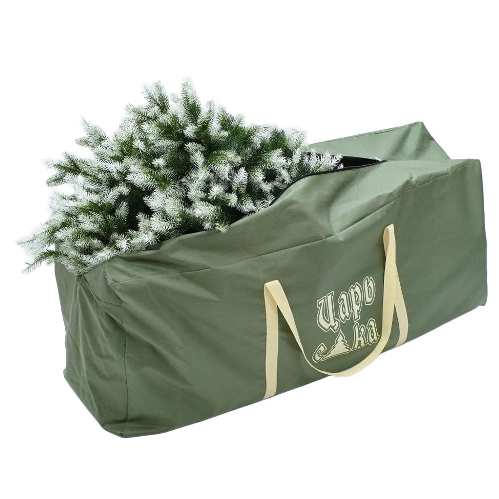 Сумка для елки Царь елка 120х35х50 см зеленая