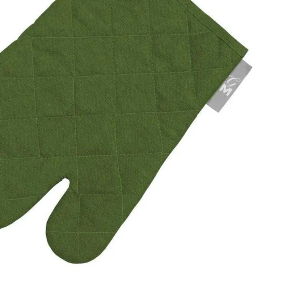 Варежка-прихватка Guten Morgen рогожка зеленый 18x30см