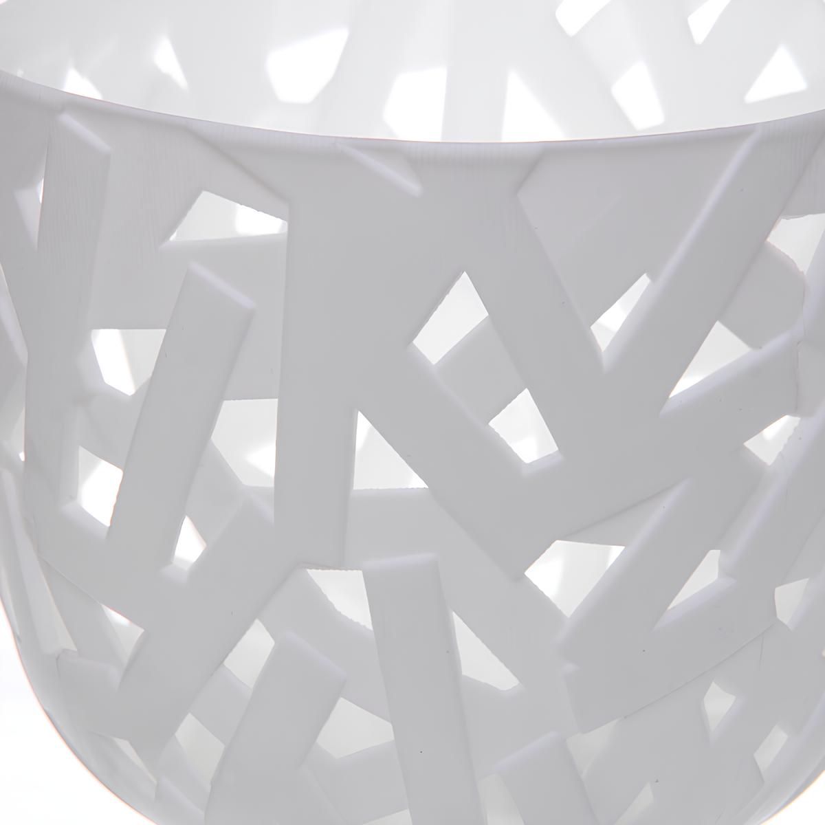 Корзина для хранения Бискотти 17,5х16,5х16 см дымчато-белая