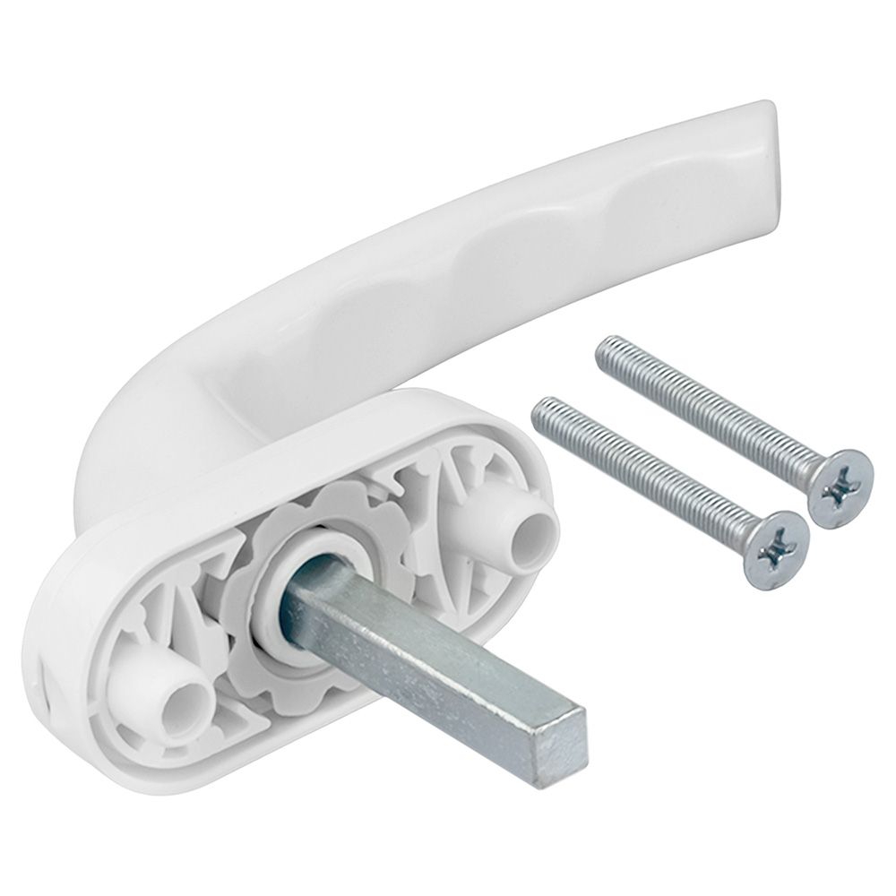 Ручка оконная Hора-35-Луна алюминиевая 8-ми позиционная фигурная